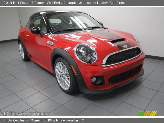 2014 Mini Cooper S Coupe in Chili Red