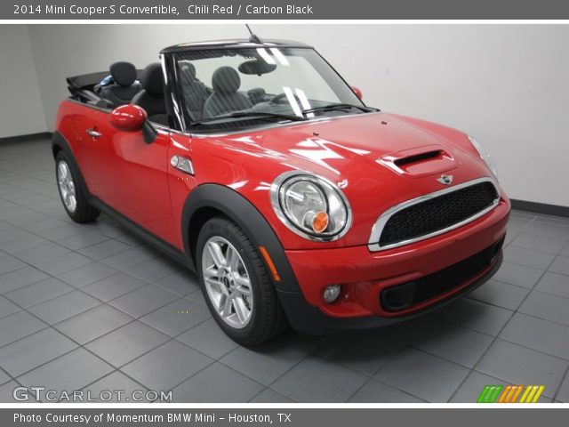 2014 Mini Cooper S Convertible in Chili Red