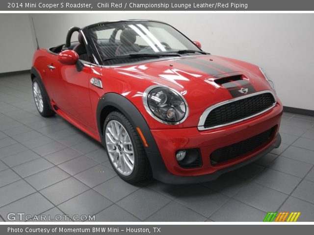 2014 Mini Cooper S Roadster in Chili Red