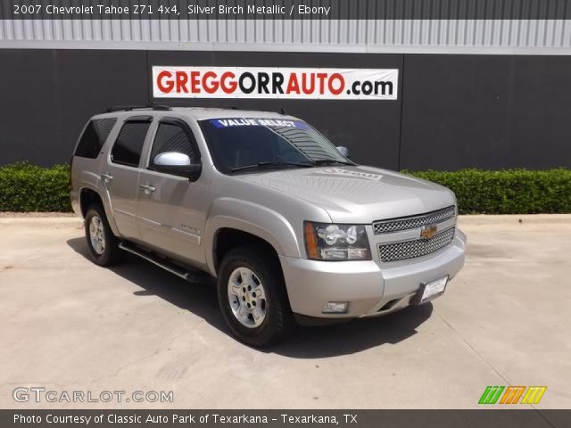 2007 Chevrolet Tahoe Z71 4x4 in Silver Birch Metallic