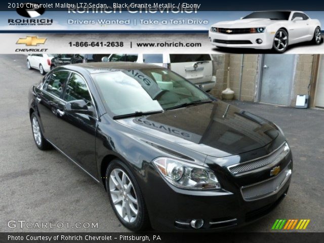 2010 Chevrolet Malibu LTZ Sedan in Black Granite Metallic