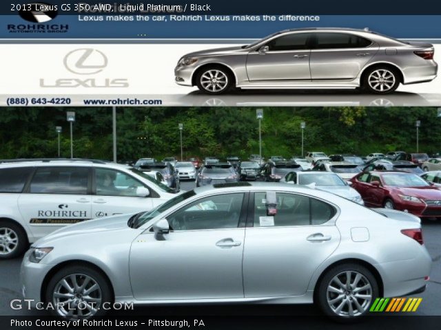 2013 Lexus GS 350 AWD in Liquid Platinum
