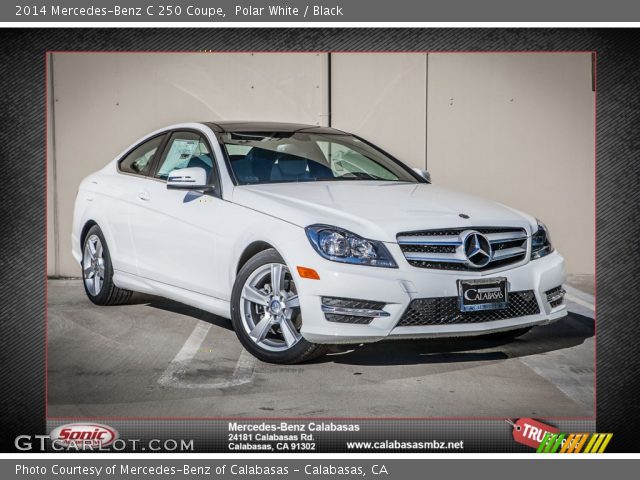 2014 Mercedes-Benz C 250 Coupe in Polar White