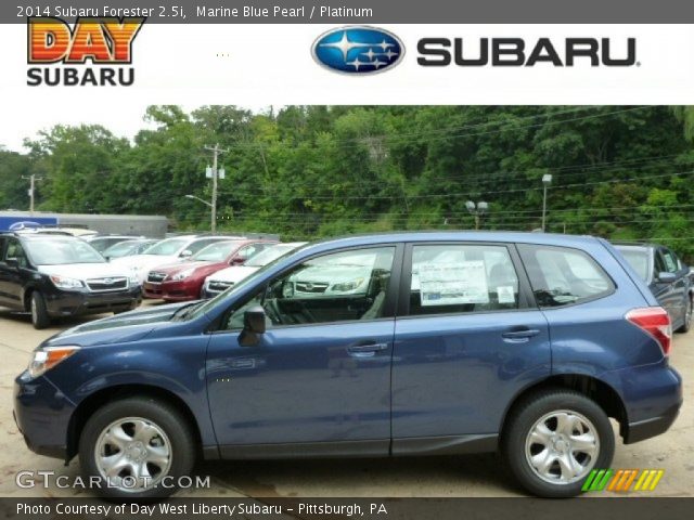 2014 Subaru Forester 2.5i in Marine Blue Pearl