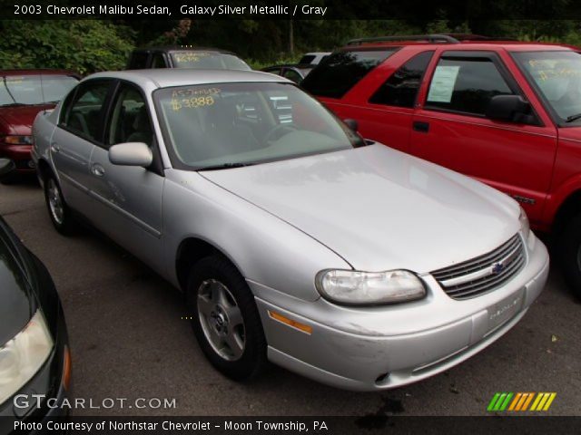2003 Chevrolet Malibu Sedan in Galaxy Silver Metallic