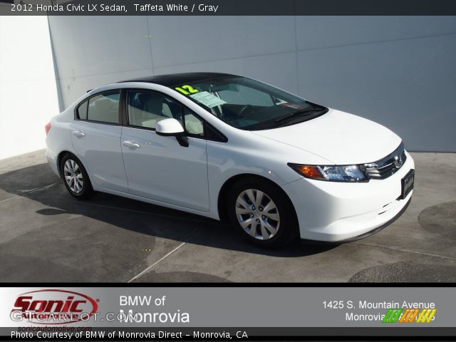 2012 Honda Civic LX Sedan in Taffeta White