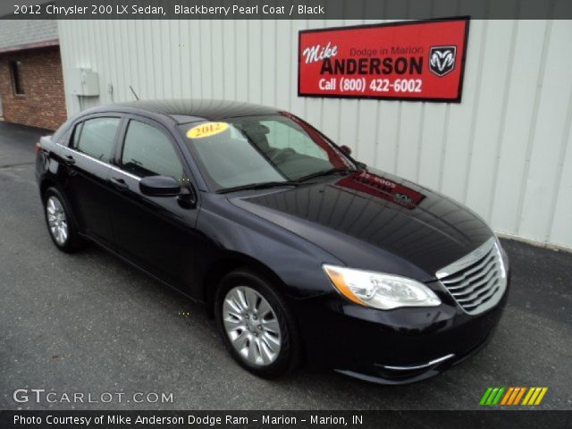 2012 Chrysler 200 LX Sedan in Blackberry Pearl Coat