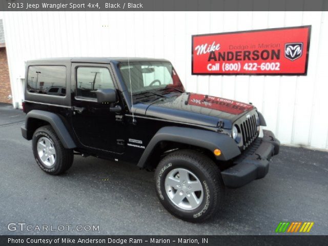 2013 Jeep Wrangler Sport 4x4 in Black