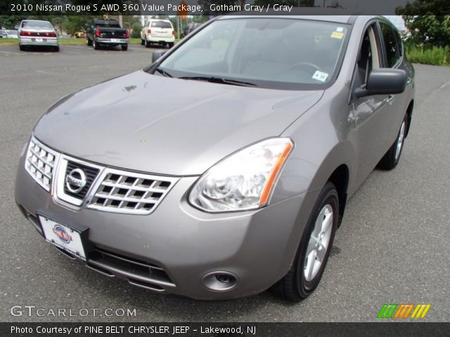 2010 Nissan Rogue S AWD 360 Value Package in Gotham Gray