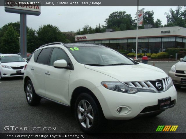 2010 Nissan Murano SL AWD in Glacier White Pearl