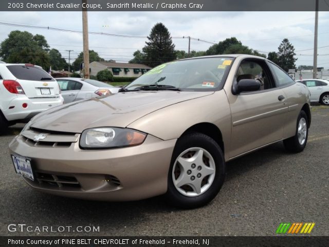 2003 Chevrolet Cavalier Coupe in Sandrift Metallic