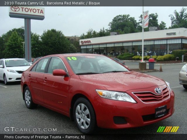2010 Toyota Camry LE in Barcelona Red Metallic