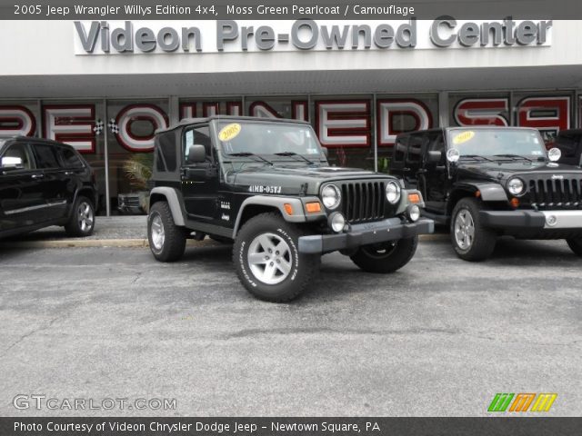 2005 Jeep Wrangler Willys Edition 4x4 in Moss Green Pearlcoat