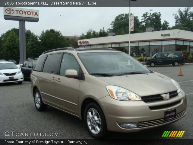 2005 Toyota Sienna XLE in Desert Sand Mica