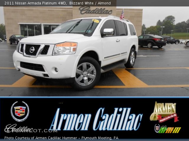 2011 Nissan Armada Platinum 4WD in Blizzard White