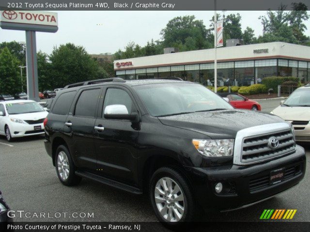 2012 Toyota Sequoia Platinum 4WD in Black