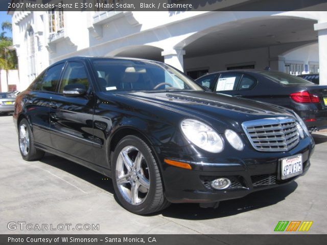 2007 Mercedes-Benz E 350 4Matic Sedan in Black