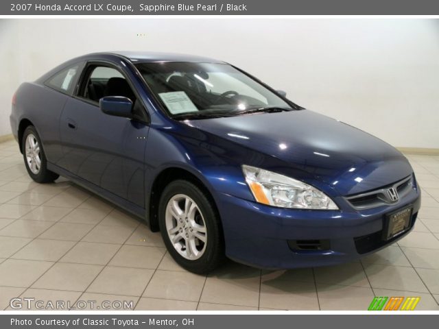 2007 Honda Accord LX Coupe in Sapphire Blue Pearl