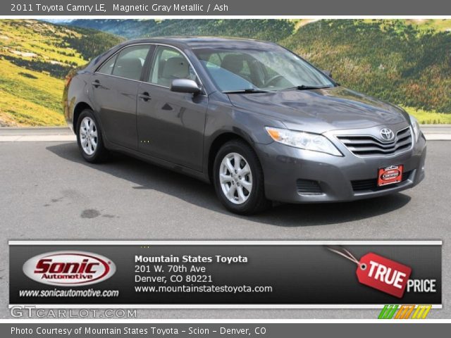 2011 Toyota Camry LE in Magnetic Gray Metallic