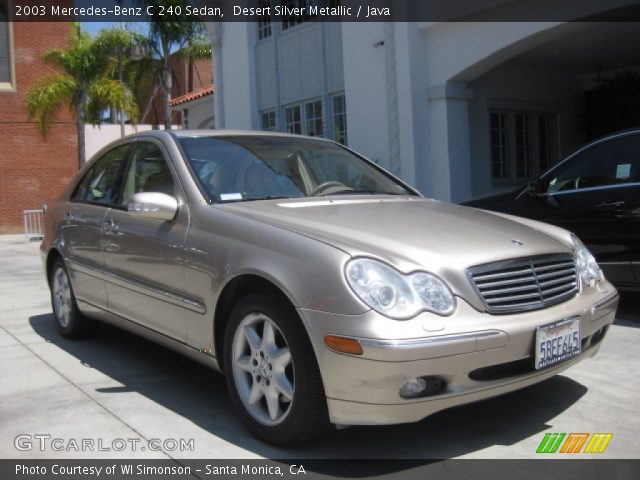 2003 Mercedes-Benz C 240 Sedan in Desert Silver Metallic
