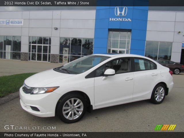 2012 Honda Civic EX Sedan in Taffeta White
