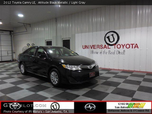 2012 Toyota Camry LE in Attitude Black Metallic