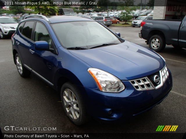 2011 Nissan Rogue S AWD in Indigo Blue Metallic
