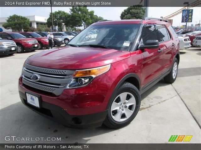 2014 Ford Explorer FWD in Ruby Red