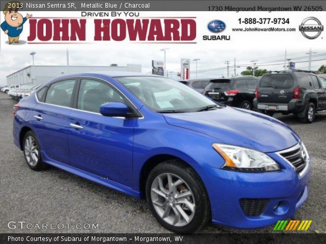 2013 Nissan Sentra SR in Metallic Blue