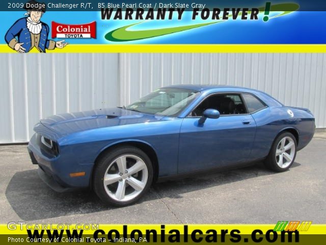 2009 Dodge Challenger R/T in B5 Blue Pearl Coat