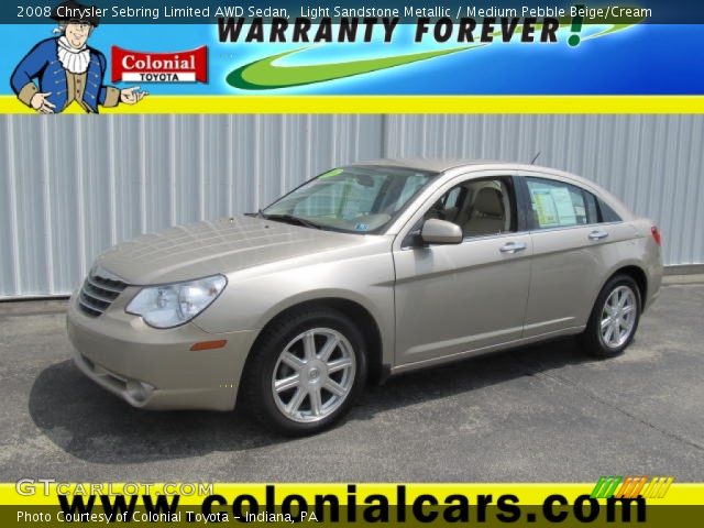 2008 Chrysler Sebring Limited AWD Sedan in Light Sandstone Metallic