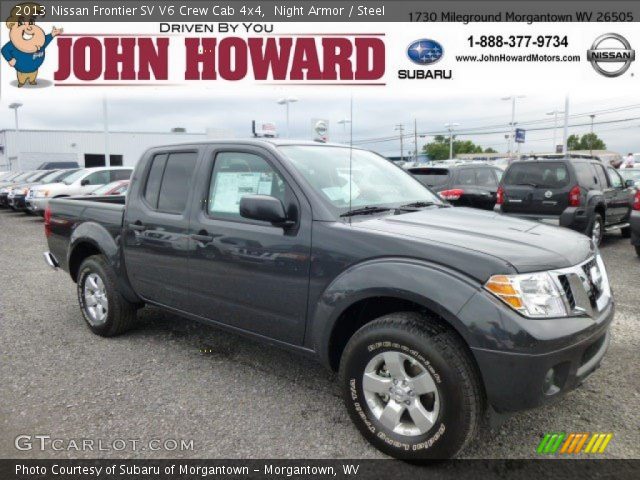 2013 Nissan Frontier SV V6 Crew Cab 4x4 in Night Armor