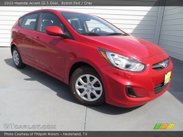 2013 Hyundai Accent GS 5 Door in Boston Red