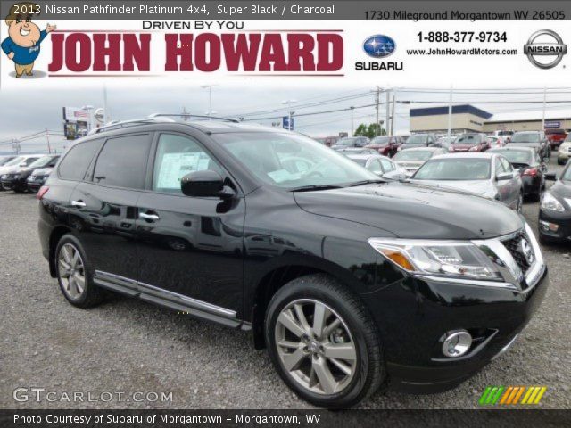 2013 Nissan Pathfinder Platinum 4x4 in Super Black