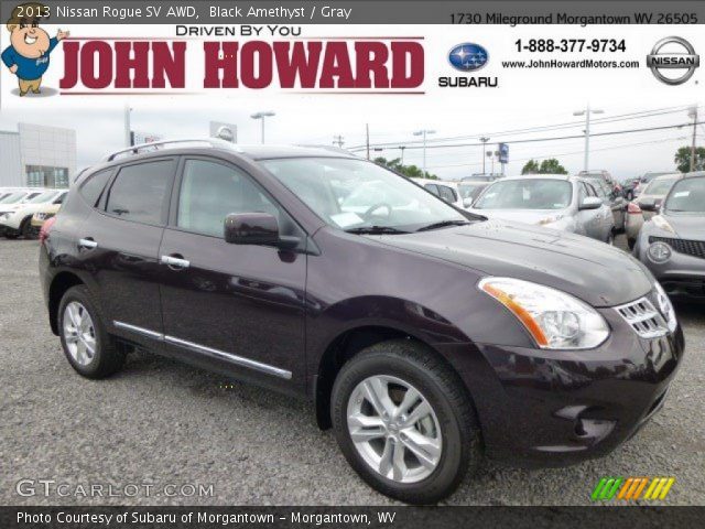 2013 Nissan Rogue SV AWD in Black Amethyst