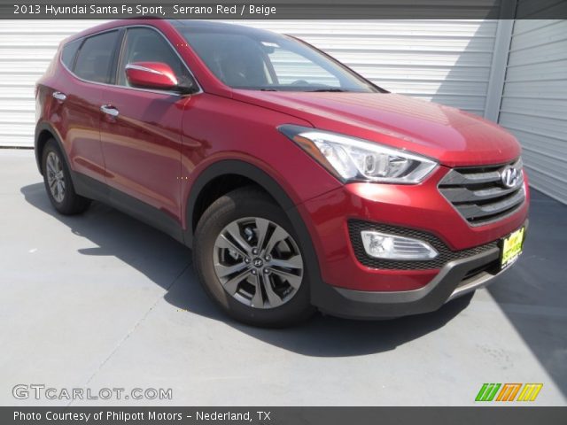 2013 Hyundai Santa Fe Sport in Serrano Red