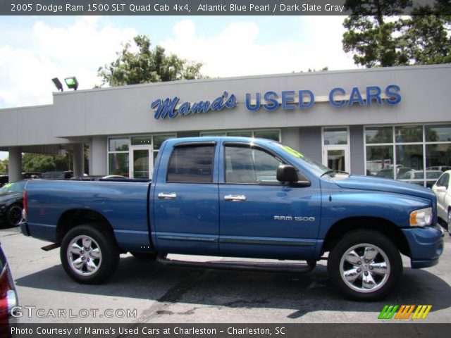 2005 Dodge Ram 1500 SLT Quad Cab 4x4 in Atlantic Blue Pearl