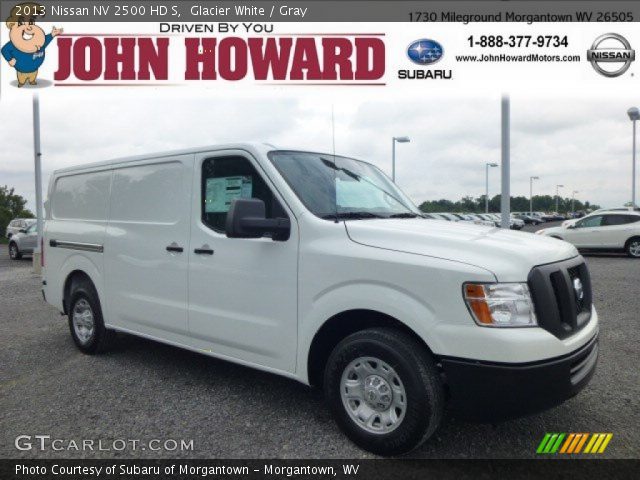 2013 Nissan NV 2500 HD S in Glacier White
