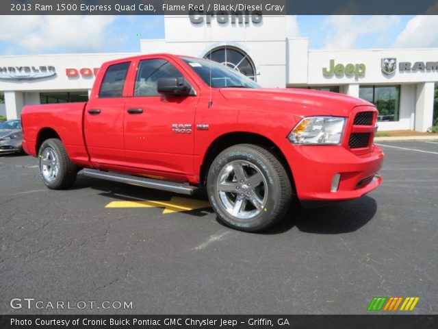 2013 Ram 1500 Express Quad Cab in Flame Red
