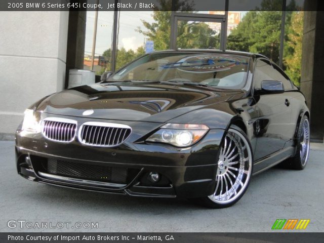 2005 BMW 6 Series 645i Coupe in Jet Black