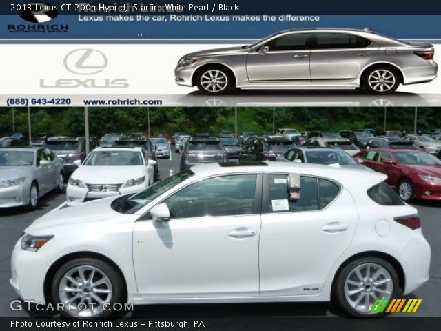 2013 Lexus CT 200h Hybrid in Starfire White Pearl