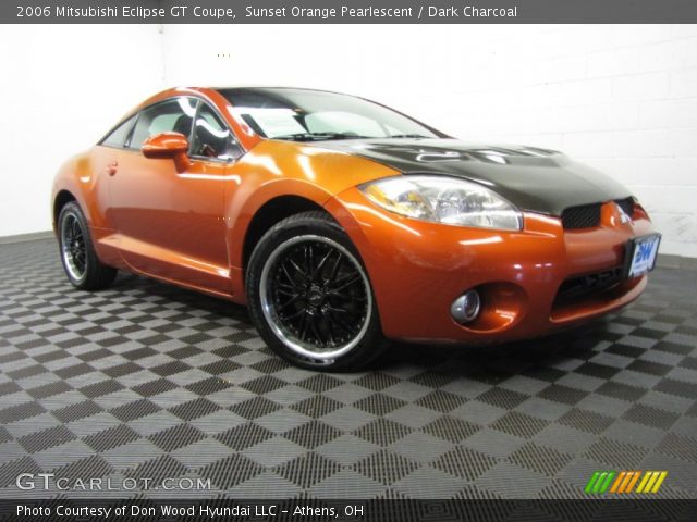 2006 Mitsubishi Eclipse GT Coupe in Sunset Orange Pearlescent