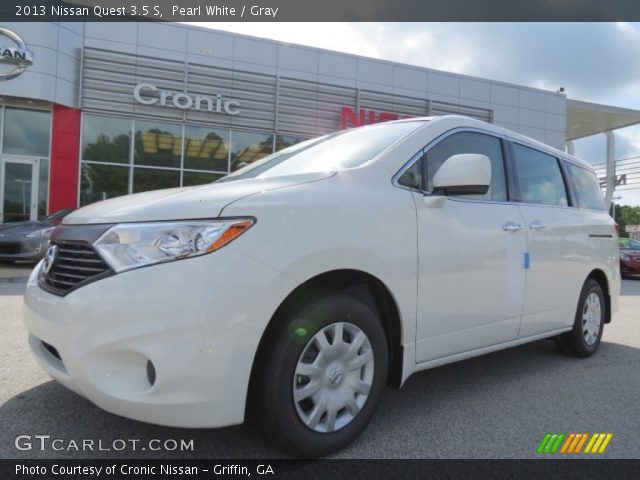 2013 Nissan Quest 3.5 S in Pearl White