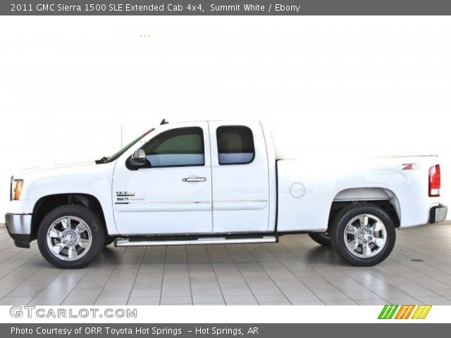2011 GMC Sierra 1500 SLE Extended Cab 4x4 in Summit White