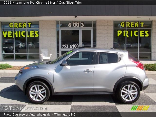 2012 Nissan Juke SV in Chrome Silver