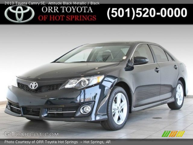 2013 Toyota Camry SE in Attitude Black Metallic