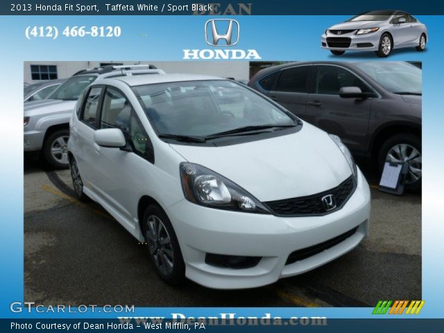 2013 Honda Fit Sport in Taffeta White