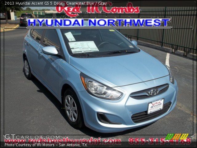 2013 Hyundai Accent GS 5 Door in Clearwater Blue