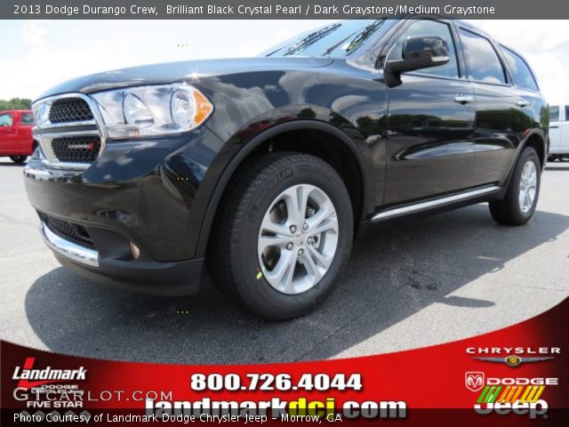 2013 Dodge Durango Crew in Brilliant Black Crystal Pearl