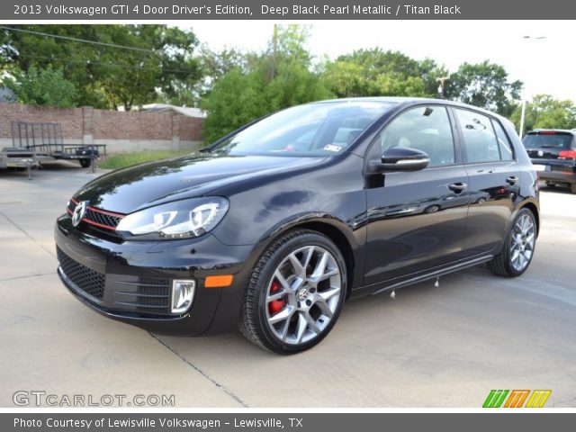 2013 Volkswagen GTI 4 Door Driver's Edition in Deep Black Pearl Metallic
